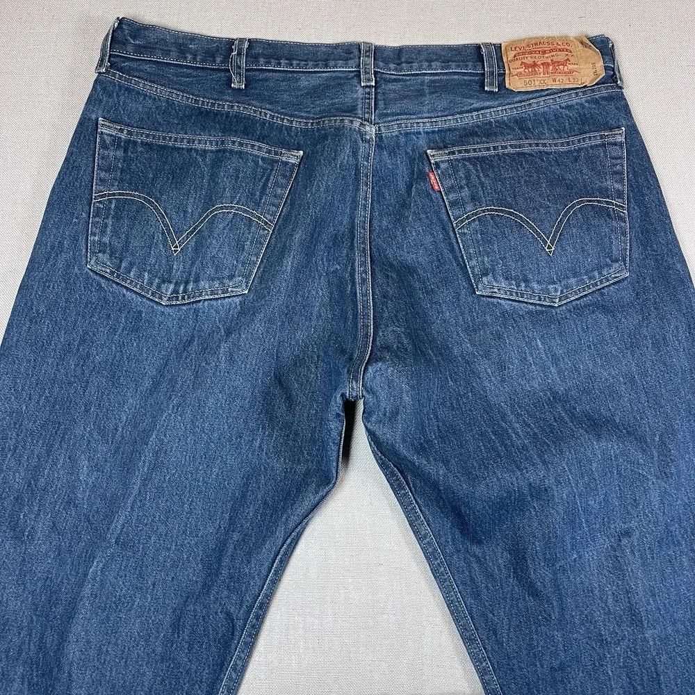 Levi's Mens 501 XX Jeans Tag 42x32 Fits (40x32) Straight Leg Button Fly 5-Pocket